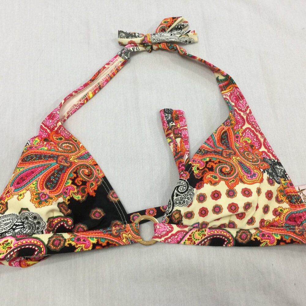 🫐🫐🫐  LULI FAMA SWIM WOMENS WIRE FREE BRA SIZE L  🫐🫐🫐